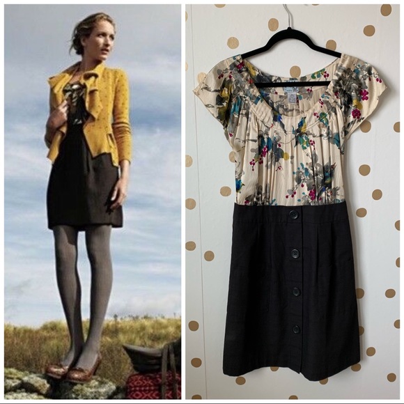 Anthropologie Dresses & Skirts - Anthropologie Tabitha Silk Combo Dress
